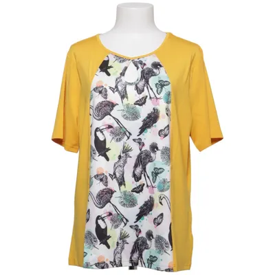 Haut (Jaune, Multicolore) de Mocca Élasthane, Polyester