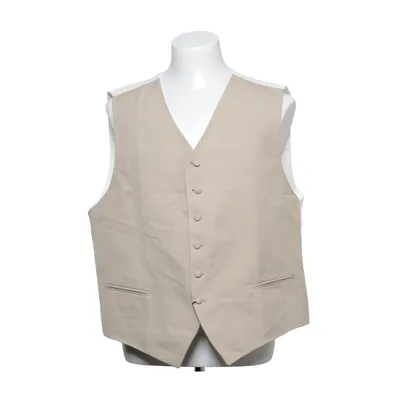 Ytterväst (Beige, Vit) från Dobell Polyester, Viskos