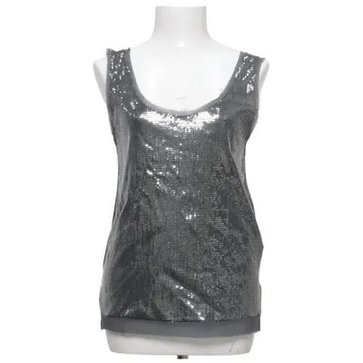 Tank Top (Gray) from Zara Collection Elastane, Viscose