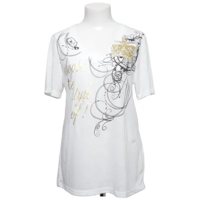 T-shirt (Vit, Guldfärgad) från Pfeffinger Polyester, Viskos