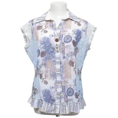 Top (Blauw, Meerkleurig) van Elly