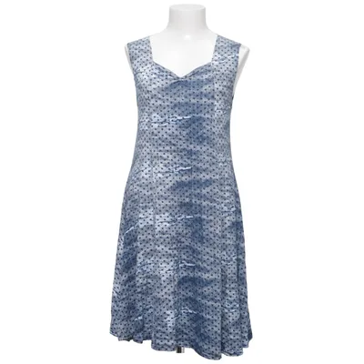 Robe (Bleu, Blanc) de Naveed Viscose