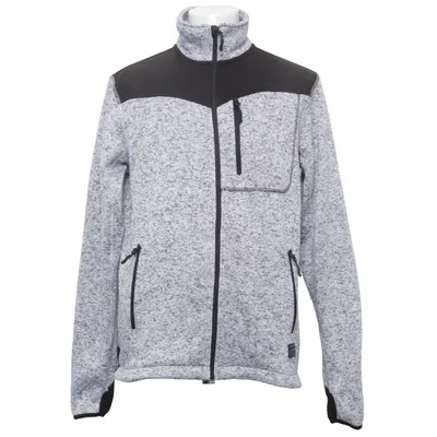 Fleecejakke (Grå, Sort) fra Bluewear Elastan, Polyester