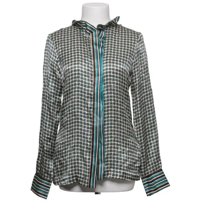 Blus (Brun, Turkos, Vit) från Guglielminotti Silke