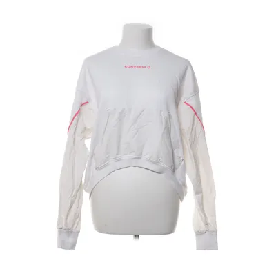 Collegetröja (Vit) från Converse Bomull, Elastan, Nylon, Polyester