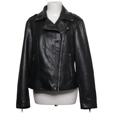 Bikerjacke (Schwarz) von Mango Polyester, Polyurethan