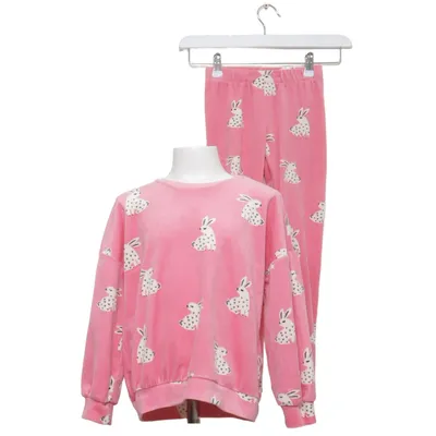 Pajamas (Pink, White) from Lindex Kids Elastane, Polyester