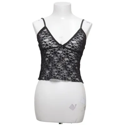Crop top (Noir) de Urban Outfitters Élasthane, Polyamide