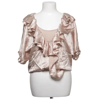 Top (Beige) van Patrizia Pepe Polyester, Zijde