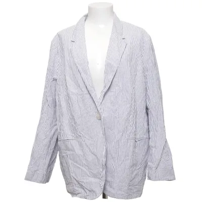 Blazer (Blå) fra H&M Linned, Viscose, Polyester