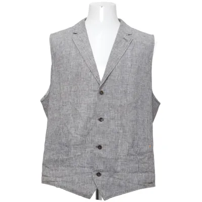 Gilet de costume (55050E) de Emilio Adani Coton, Lin, Polyester