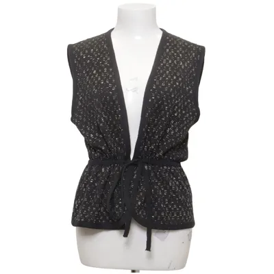 Gilet (Noir, Or) de Aspens Acrylique, Laine