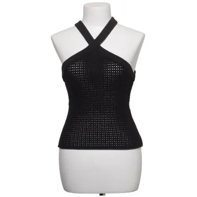 Neckholder Top (Schwarz) von Axel Arigato Baumwolle, Elasthan, Polyamid
