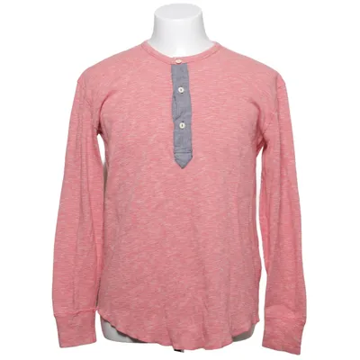 Henley shirt (Red) from Pocoloco Cotton
