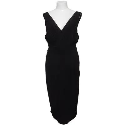 Omlottklänning (Svart) från Exquisit Elastan, Polyester