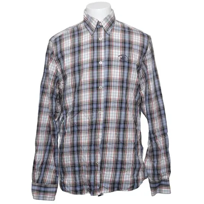 Flannel shirt (Blue, Black, White) from Beverly Hills Polo Club