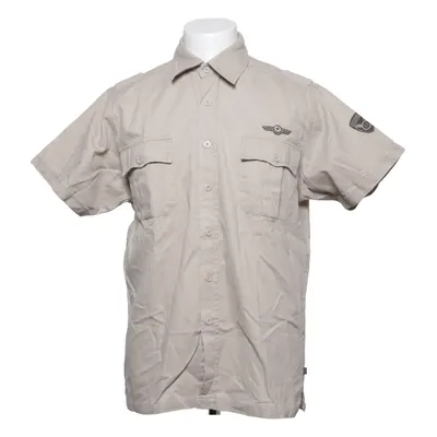 Korte mouwen shirt (Beige) van Mono Katoen