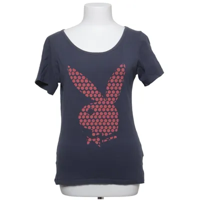 T-shirt (Grijs, Roze) van Playboy Katoen, Elastaan
