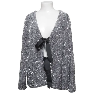 Bolero (Sølv, Sort) fra Zizzi Polyester