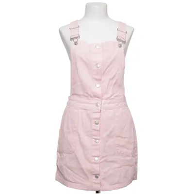 Hängselklänning (Rosa) från New Look Denim Bomull