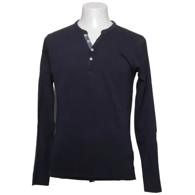 Henley shirt (Black) from Selected Homme Cotton