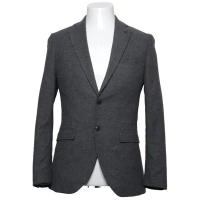 Blazer (Gray) from Premium by Jack & Jones Acrylic, Polyester, Wool
