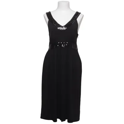 Robe (Noir) de Anne L Élasthane, Polyester, Viscose