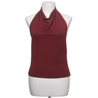 Haltertop (Rood) van Gina Tricot Elastaan, Viscose