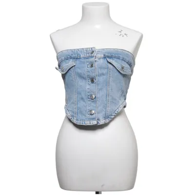Tubtopp (Blå) från Perfect Jeans Gina Tricot Bomull, Elastan