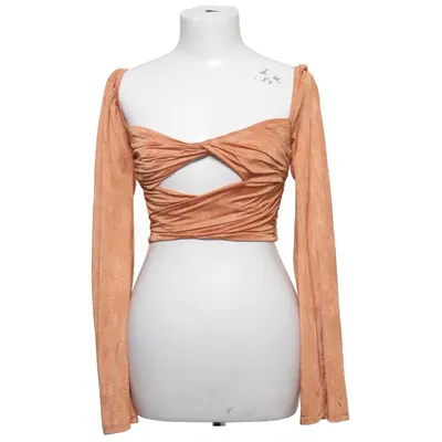 Crop top (Oranje) van Oh Polly Elastaan, Polyester