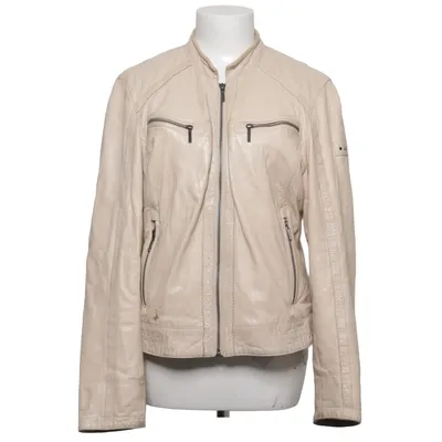 Veste en cuir (Beige) de Molltan
