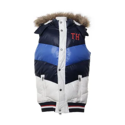 Outer vest (Blue, Multicolored) from Tommy Hilfiger Acrylic, Cotton, Elastane, Nylon, Polyester