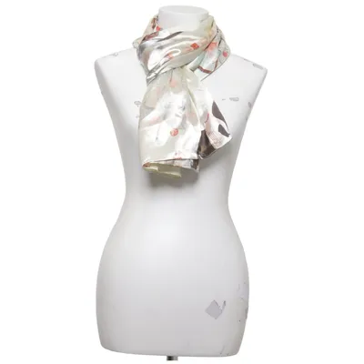 Châle (Beige, Multicolore) Soie