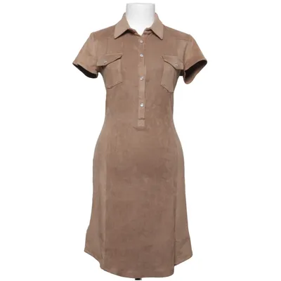 Robe chemise (Beige) de Absolu Élasthane, Polyester, Viscose