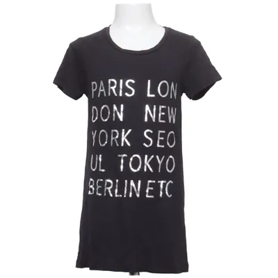 T-shirt (Noir) de MIX Élasthane, Viscose