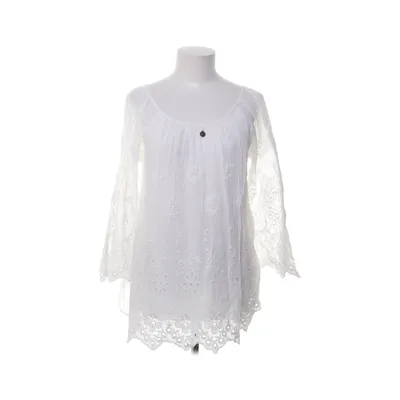 Blouse (Wit) van Made in italy Katoen, Elastaan, Viscose