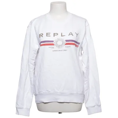 Sweatshirt (White, Multicolored) from Replay Cotton