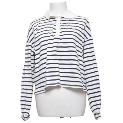 Rugby shirt (Wit, Blauw) van Bik Bok Organisch katoen