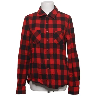 Flanellhemd (Rot, Schwarz) von Urban Classics Baumwolle