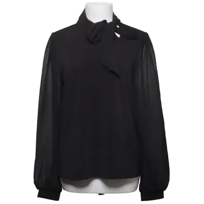 Pussy bow blouse (Black) from Cable & Gauge Elastane, Polyester
