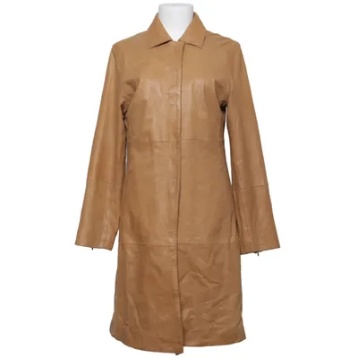 Leren jas (Bruin) van Gipsy by Mauritius Leer, Polyester