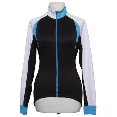 Träningsjacka (Svart, Vit, Blå) från BTWIN Polyester