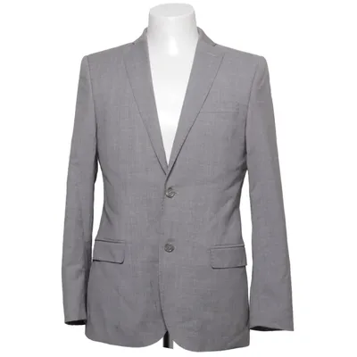 Blazer (Grijs) van Angelico Polyester, Wol