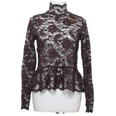 Blouse (Zwart, Rood) van Ganni
