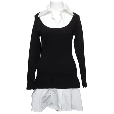 Robe chemise (Noir, Blanc) de Fashion Nova