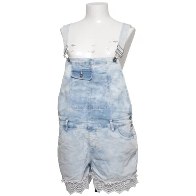 Korte tuinbroek (Blauw, Wit) van Rainbow Katoen, Elastaan, Polyester