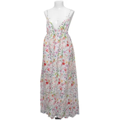 Maxi dress (White, Multicolored) from Gina Tricot Cotton