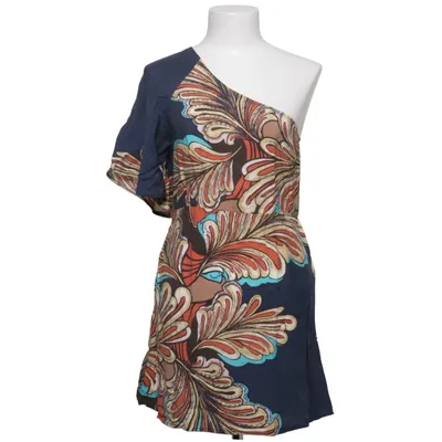 Jurk (Blauw, Meerkleurig) van Hot & Delicious Polyamide, Viscose