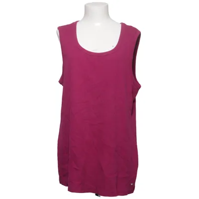 Tanktop (Roze) van Ulla Popken Katoen, Elastaan