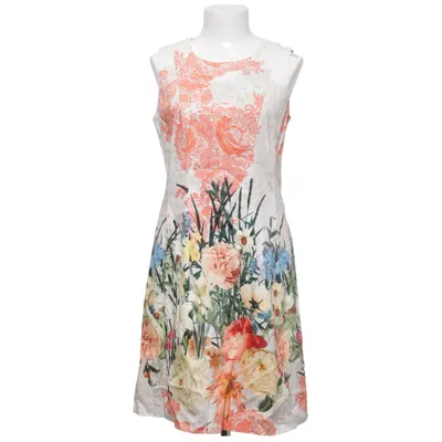 Kjole (Hvid, Flerfarvet) fra Tinta Style Bomuld, Elastan, Polyester